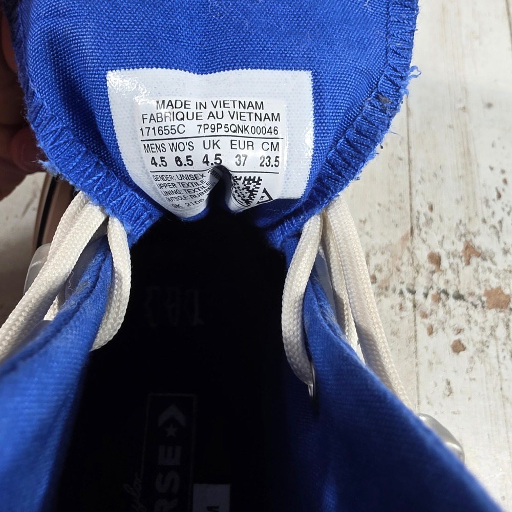 Converse Chuck 70 2-in-1 Utility Blue Egret High Top Sneakers 171655C Womens 6.5 - Picture 4 of 6